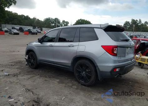 2021 Honda Passport 2Wd Sport из США, поврежденный, VIN 5FNYF7H2XMB001616
